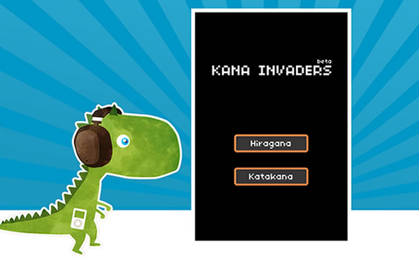 Kana Invaders hiragana games